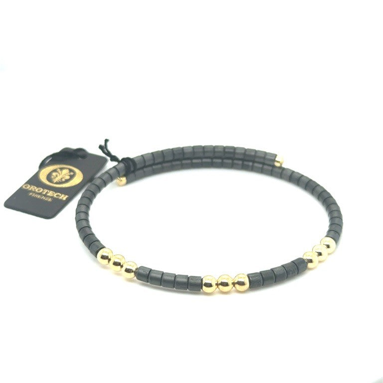 18kt Orotech Bracelet Zwart Ceramic B10-119SY