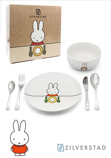 kinderbestek nijntje 6 delig incl bord 6831070