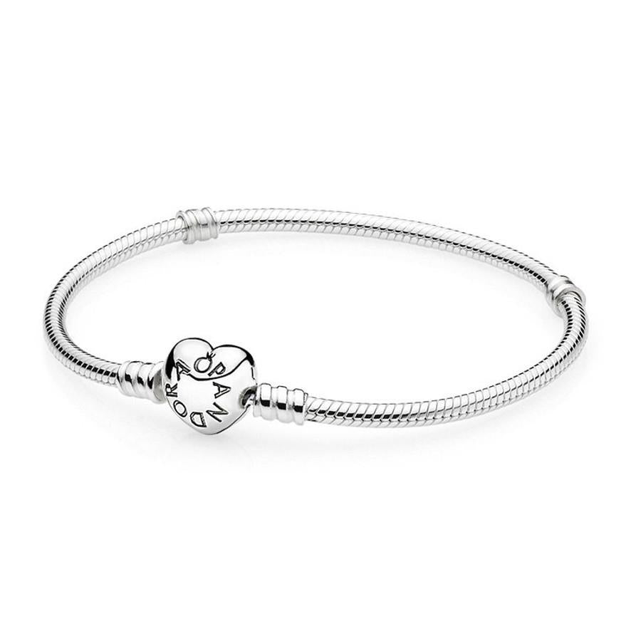 Pandora Moments Snake Chain Hartsluiting 590719-16