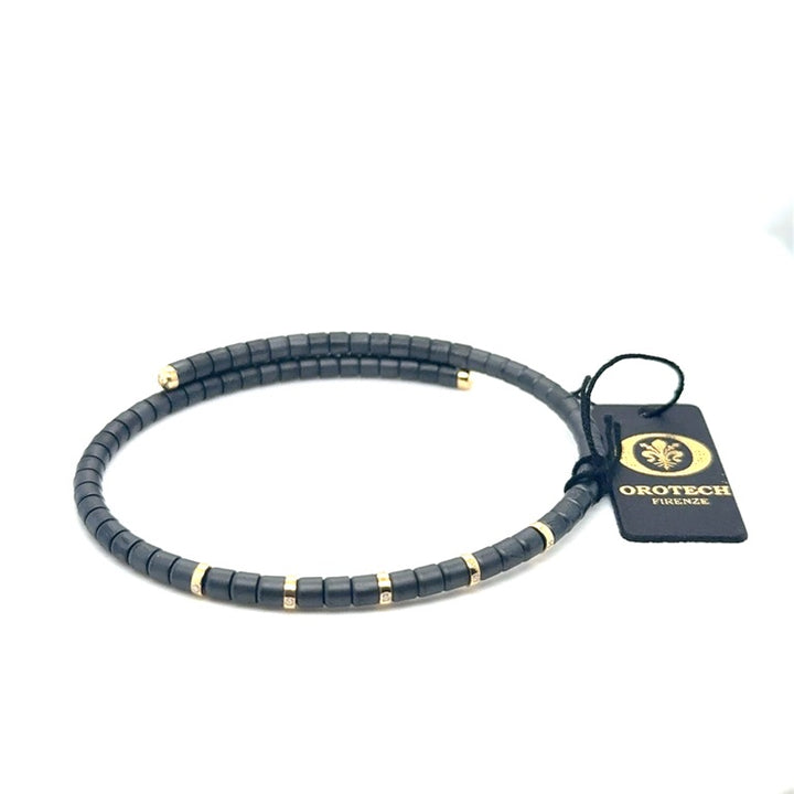 18kt Orotech Bracelet Black Ceramic BK5-562NY