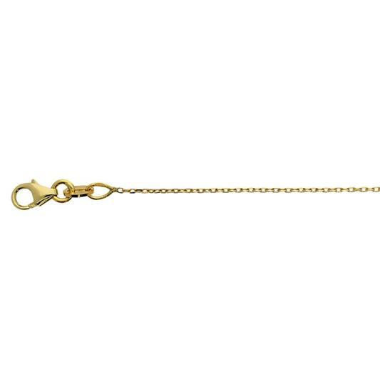 Lengte collier - Anker - 0.25mm - 42cm - Goud
