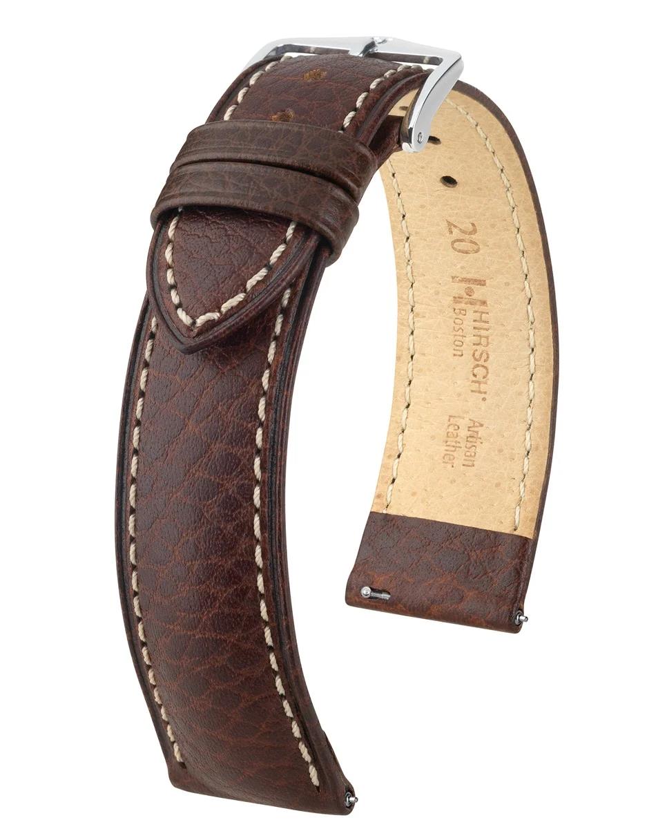 HIRSCH BOSTON L NQR BROWN CALF 20/18MM