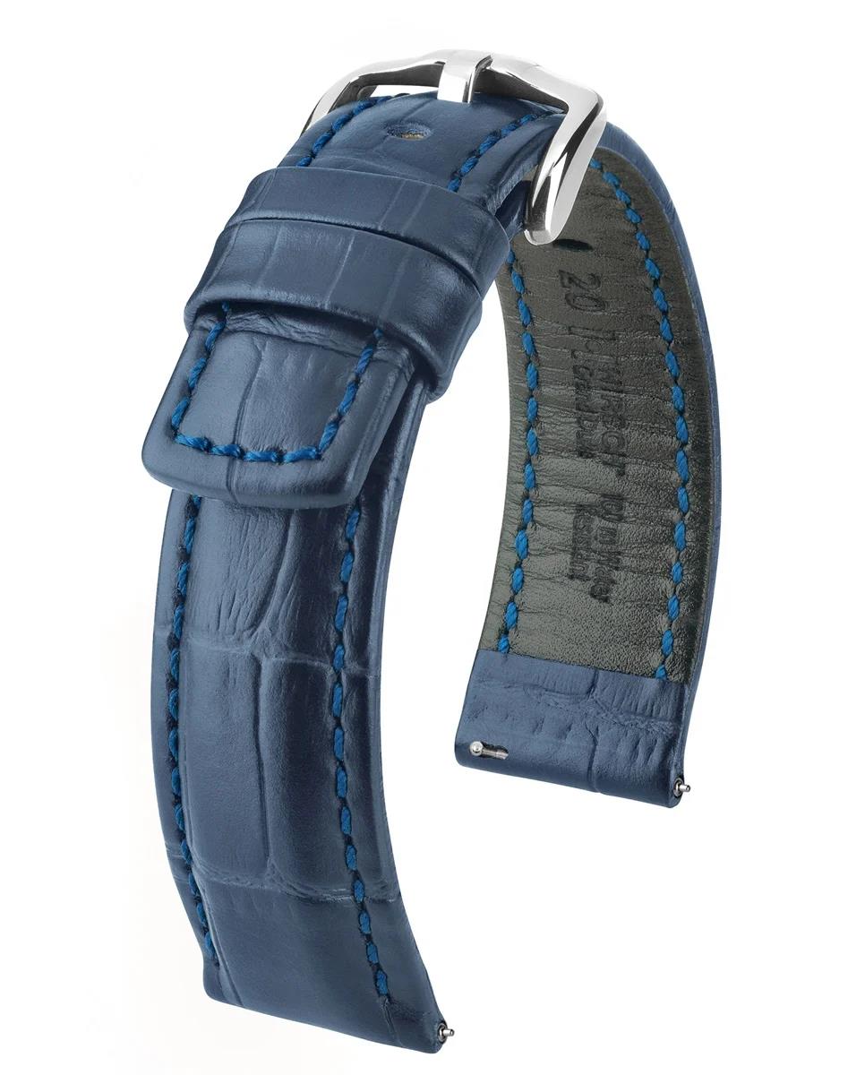 HIRSCH GRAND DUKE L BLUE CALF 20/18MM