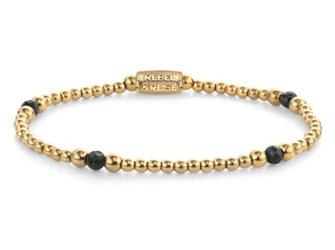 Rebel & Rose armband More Balls Than Most - Touch of Green Glam Rocks RR-40155-G