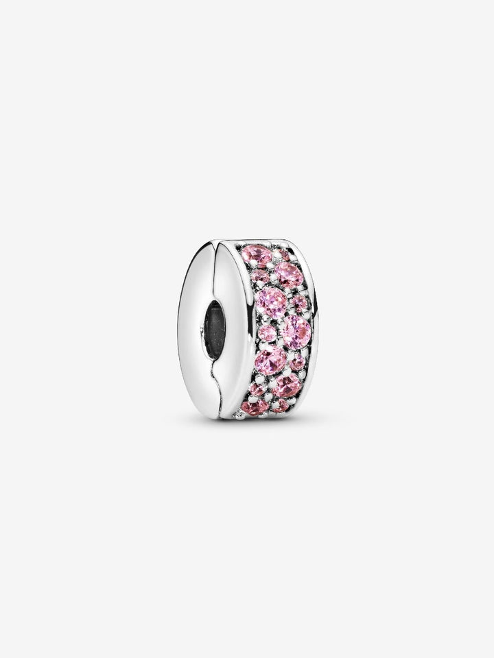 Roze Pavé Clip Bedel 791817PCZ