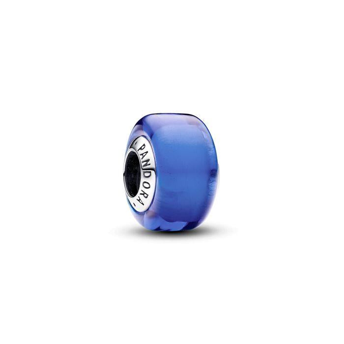 Blauwe minibedel van muranoglas 793105C00
