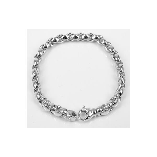 Monzario Zilver hoefijzer armband 19 cm 5 mm