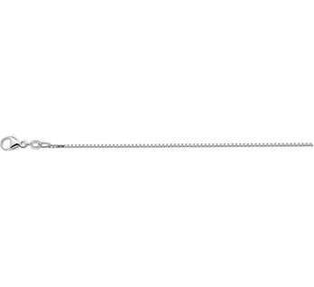 Zilveren collier 45 cm 1.1 mm