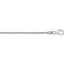14 kt collier witgoud 45 cm vossenstaart