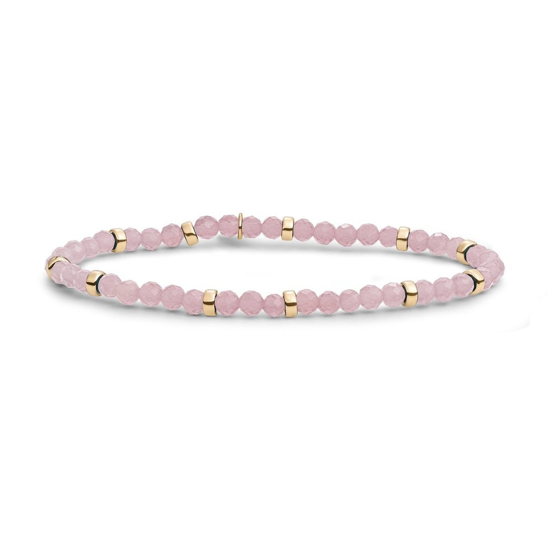 Sparkling Jewels Sparkling Jewels Roundel Interstellar Armband Pink Opalite – SBG-GEM66-MIX-RDL