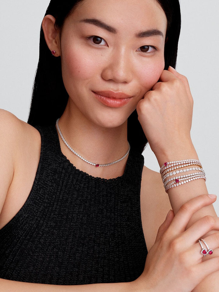 Choker met hart en halo  393549C01-40