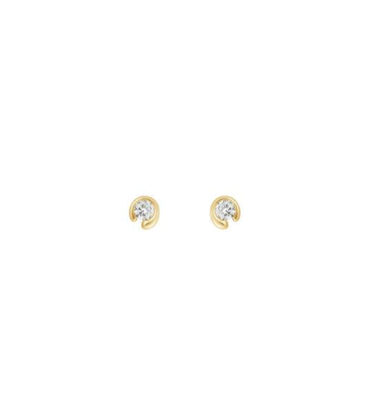 Georg Jensen 18 kt. geelgouden Mercy oorknoppen 20001078