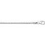 14 kt collier witgoud 42 cm vossenstaart