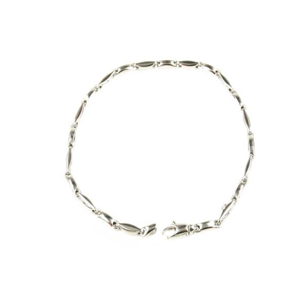 14 kt witgouden armband Monzario 84A Wit