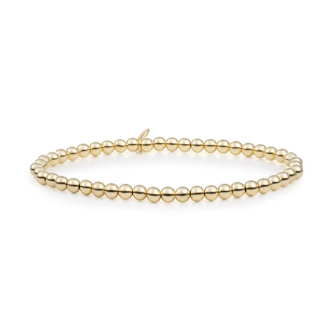Sparkling jewels Bracelet | Gold plated Saturn Medium - 4mm SB-G-4MM-ADD