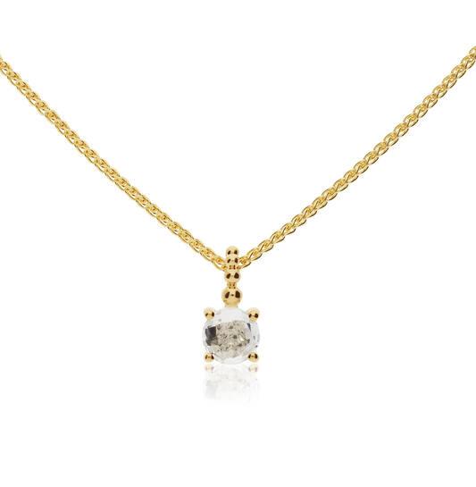 L'AIR COLLIER WIT TOPAAS 202.2302.