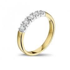 14 kt memoire ring totaal 0.25 ct diamant