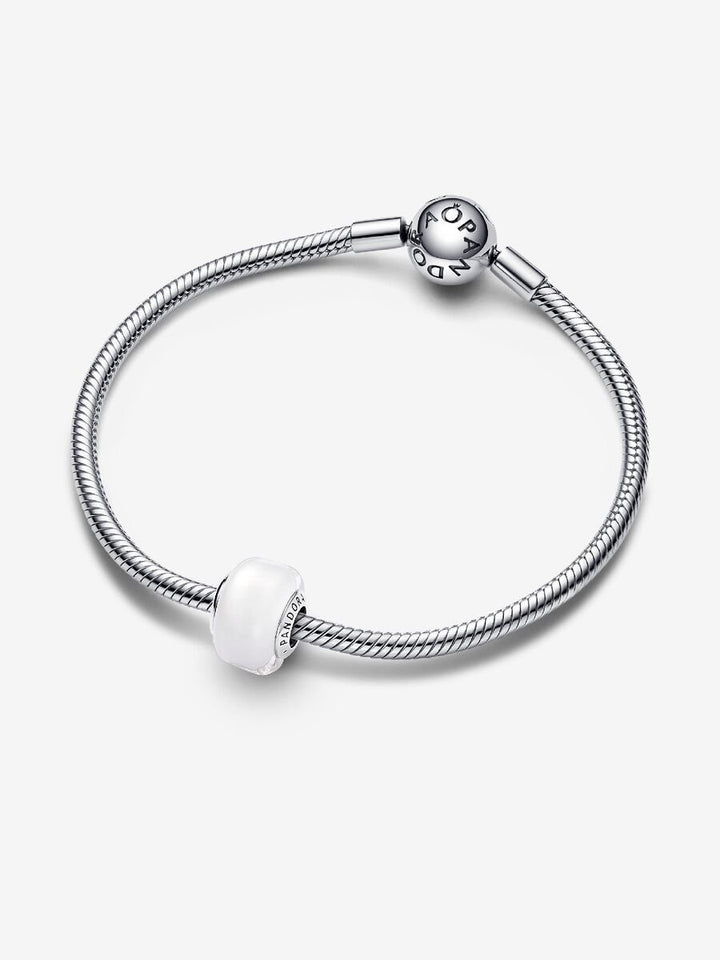 Witte minibedel van muranoglas 793118C00