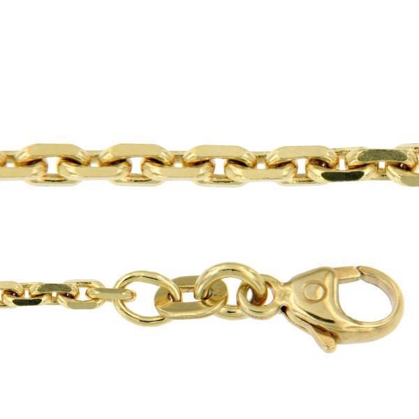 14 kt geslepen anker 2 mm 45 cm