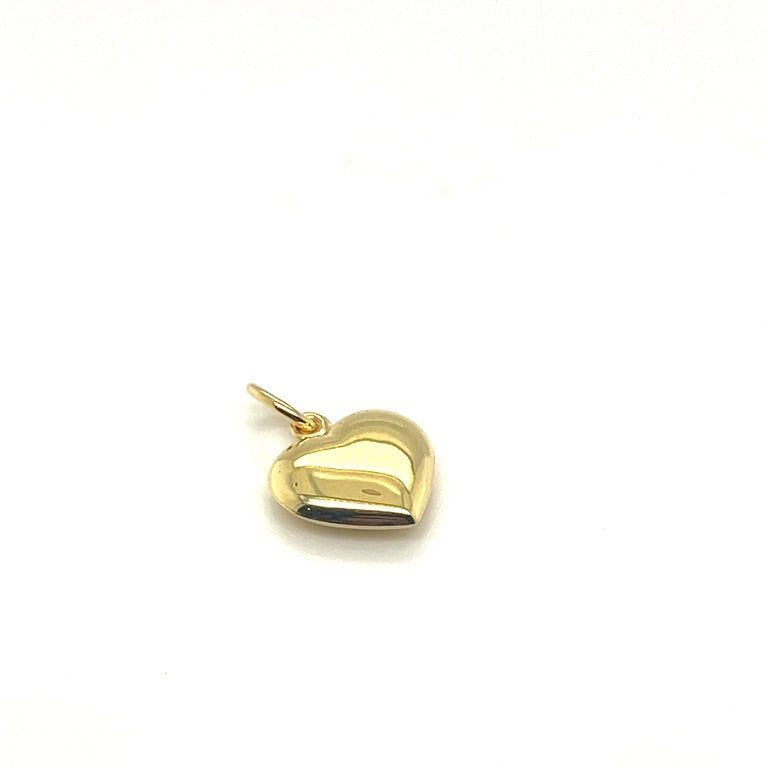 14 kt hart hanger 10 mm