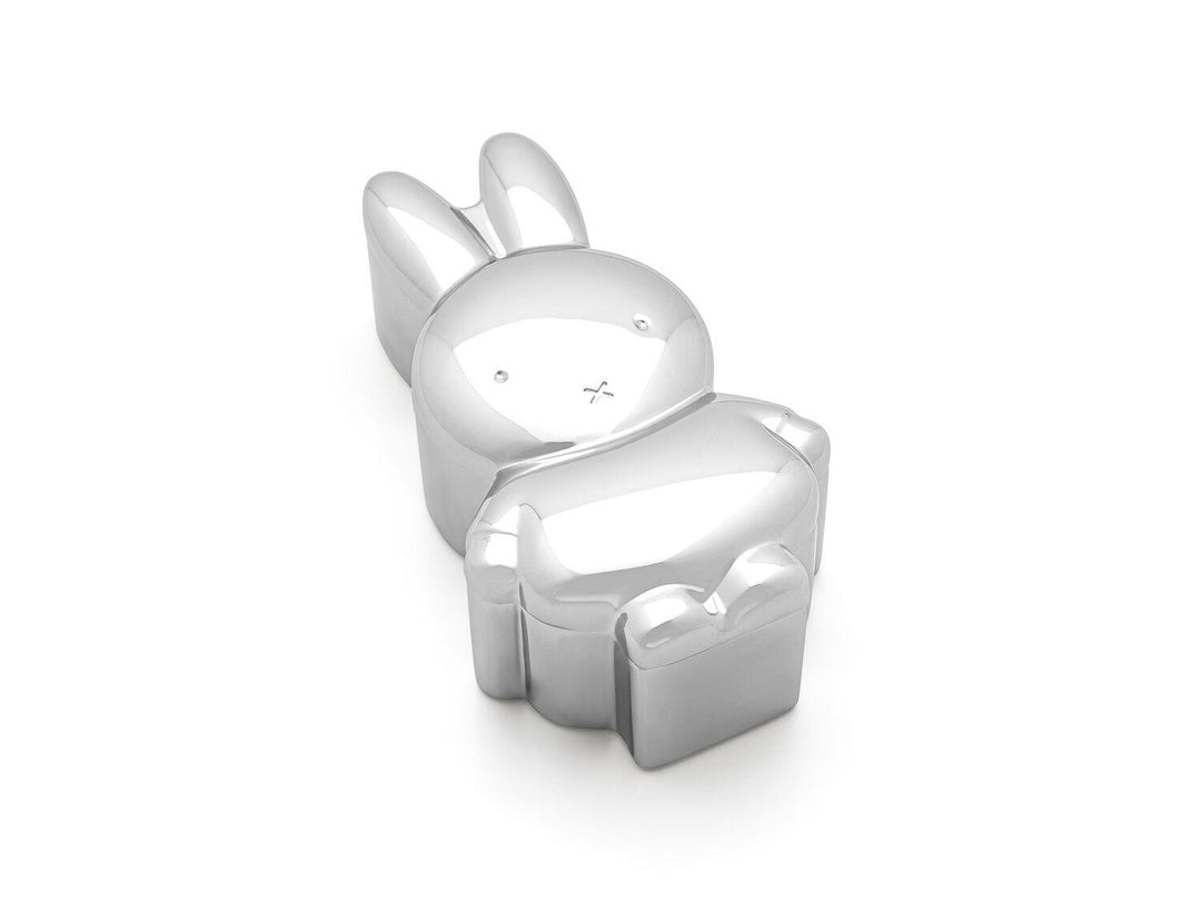 Tanden-/haarlokdoosje nijntje zilver kleur 6020060