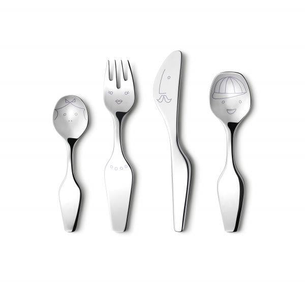 Georg Jensen 4-delig edelstalen The Twist Family 3580049