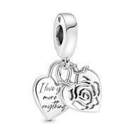 Rose heart sterling silver 790086C00