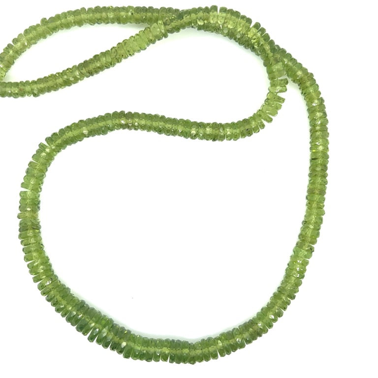 collier van periodot & 14 KT SLOT