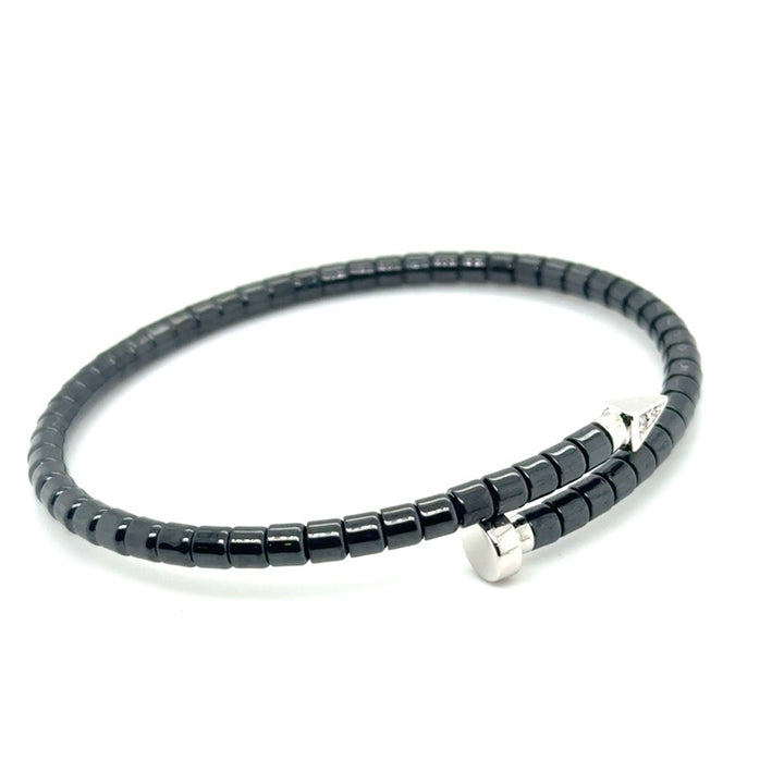 Orotech 18kt Armband Zwart Ceramic B10-22SYW 0.03ct