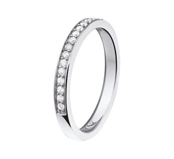 zilveren ring rijring zirkonia
