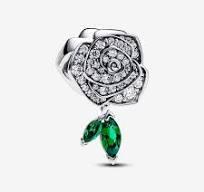 Sparkling Rose in Bloom Charm 793201C01
