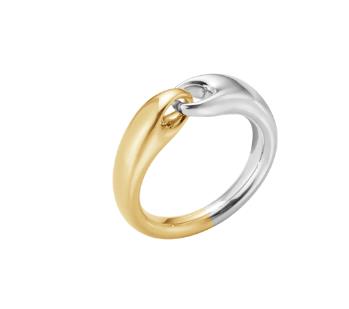 Georg Jensen REFLECT Ring, small in Silver and 18ct 200011810054
