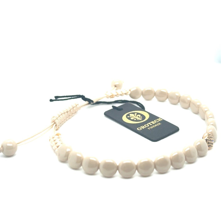 18kt Orotech Bracelet Zwart Ceramic B10-22SYW 0.03ct