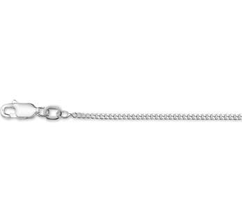 zilveren gourmett collier 45 cm