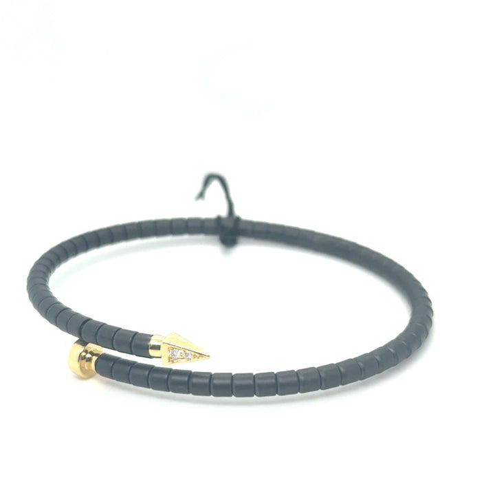 18kt Orotech Bracelet Zwart Ceramic B10-22SYW 0.03ct