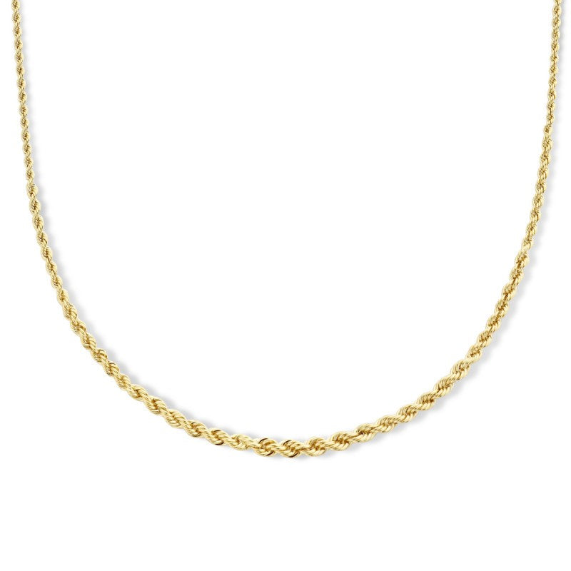 14 kt koord collier 3,5 mm 45 cm