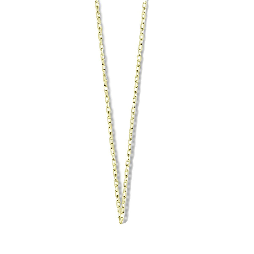 18 kt geelgouden collier 45 cm FLG04045