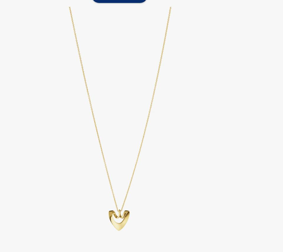 18 kt gouden hart pendant georg jensen limited 2025