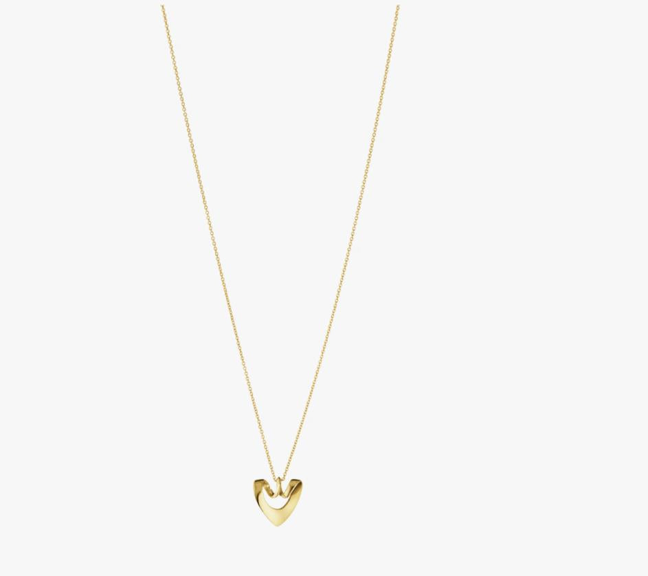 18 kt gouden hart pendant georg jensen limited 2025
