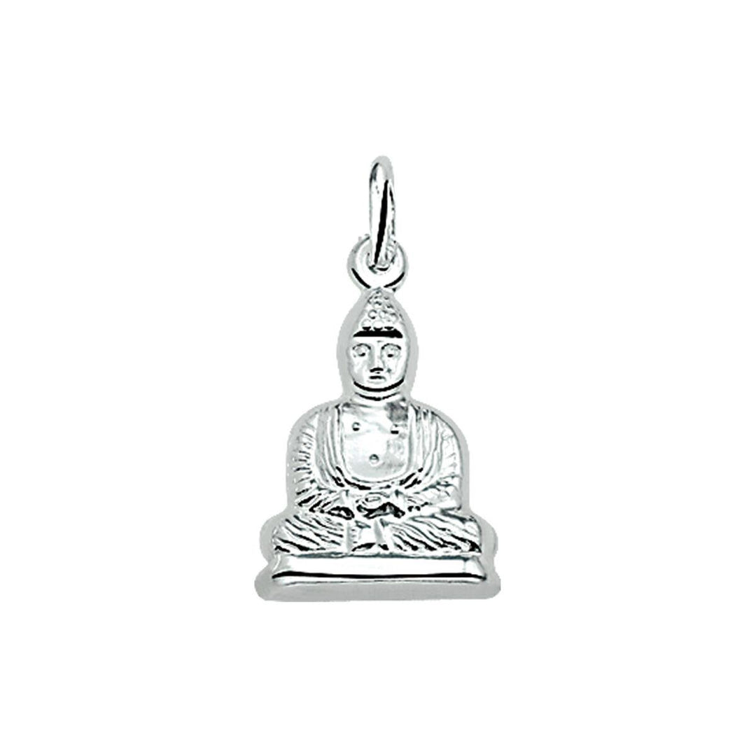 Zilveren hanger Buddha