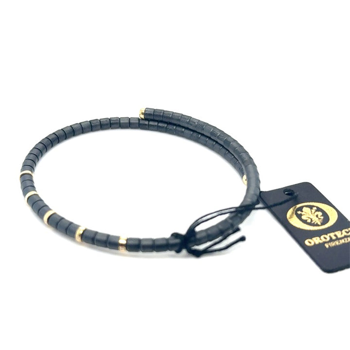 18kt Orotech Bracelet Black Ceramic BK5-562NY