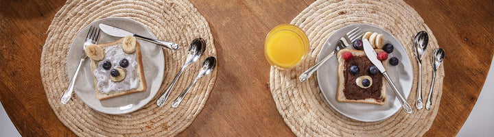 Kindercouvert 4-delig Ruimte rvs 4261070