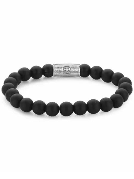 Rebel and Rose Mad Panther RR-80021-S-L Armband 8mm Zwart 19cm