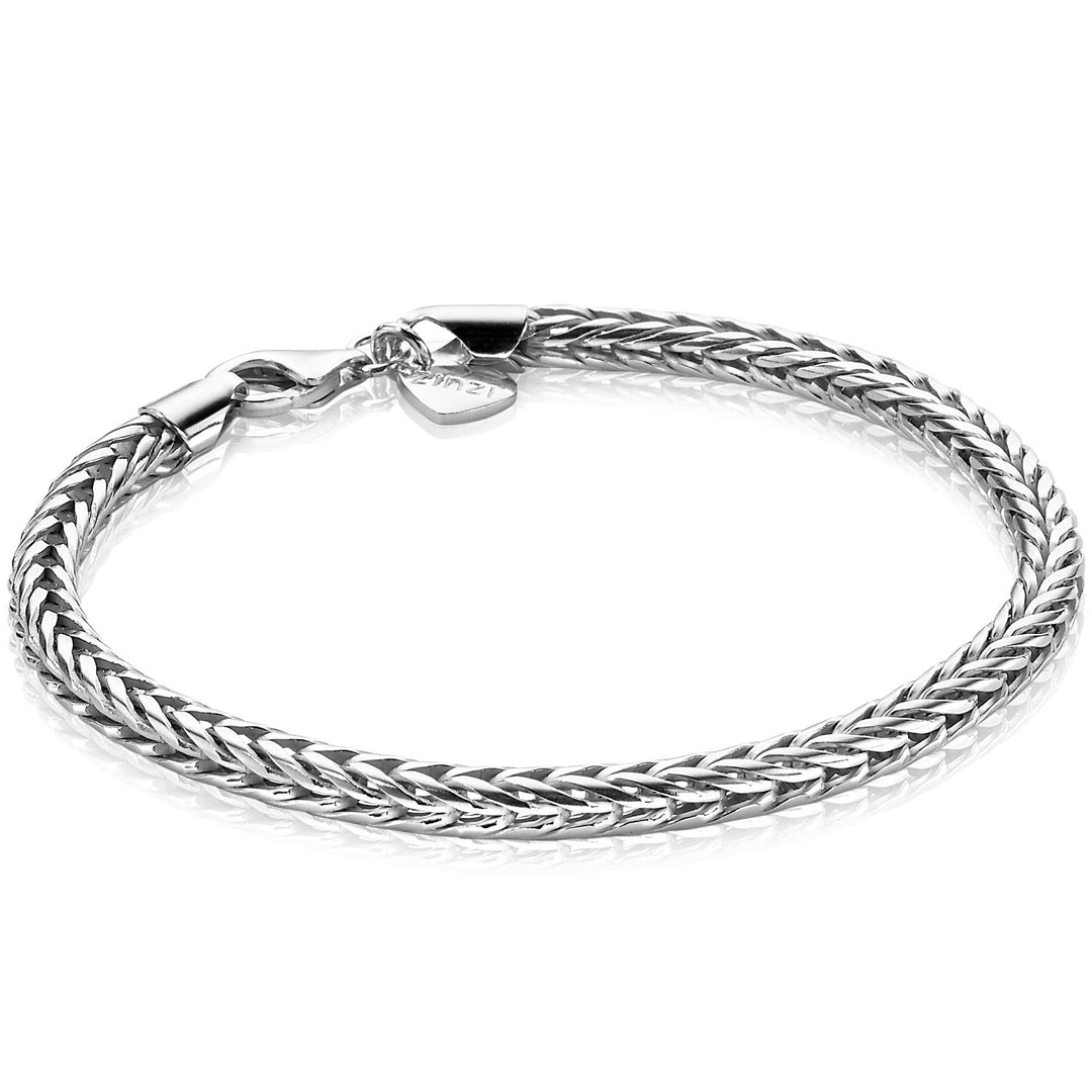 Massief Zilveren vossenstArmband (Ref. SI/18- 21 CM