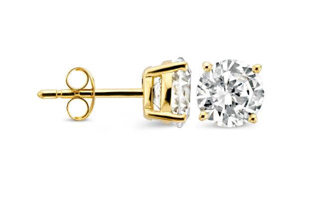 Oorknoppen 7213YZI - 14k Geelgoud