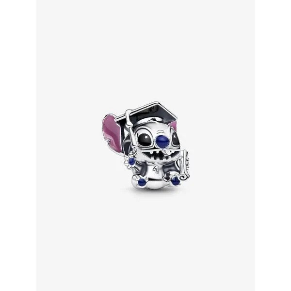 PANDORA 793789C01 Disney Stitch Graduation Charm
