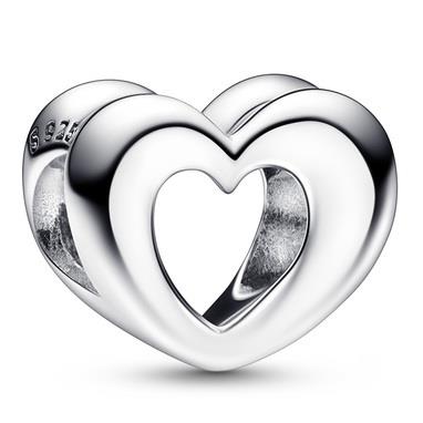 PANDORA 792492C00 BEDEL RADIANT OPEN HEART ZILVER