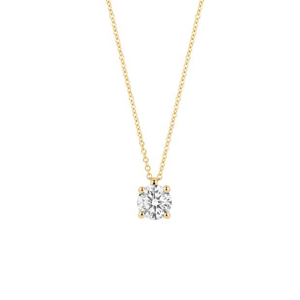 Blush Lab Grown Collier LG3003Y in 14 Kt Geelgoud