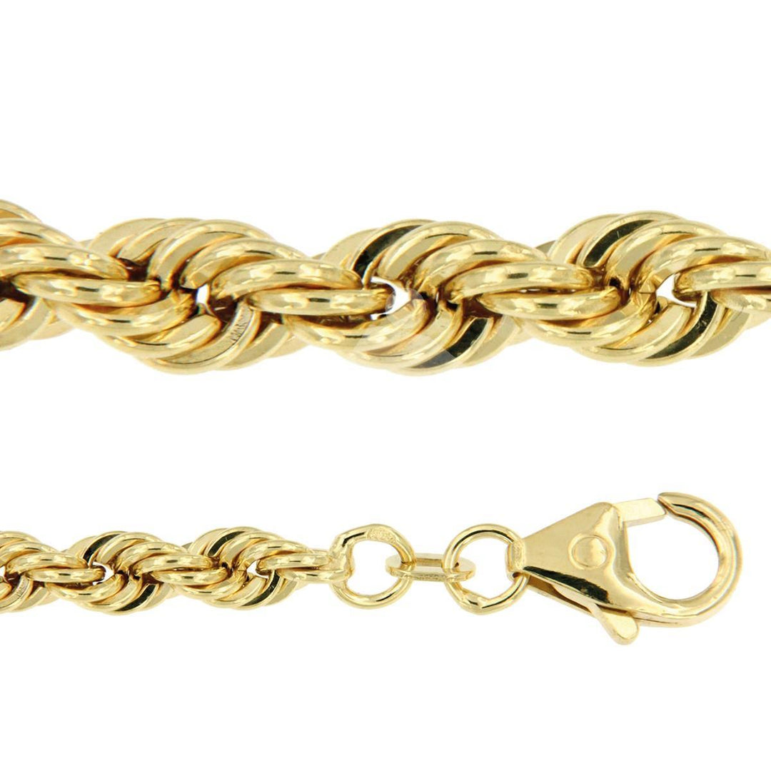 14 kt geslepen koord MASSIEF 3.5mm 19.5 cm