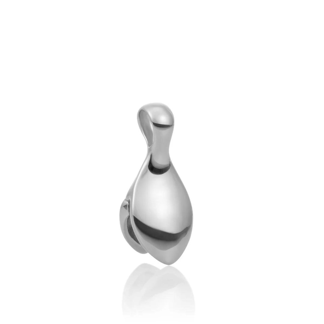 Pendant | Fuse - Silver - Polished Rhodium PENS26